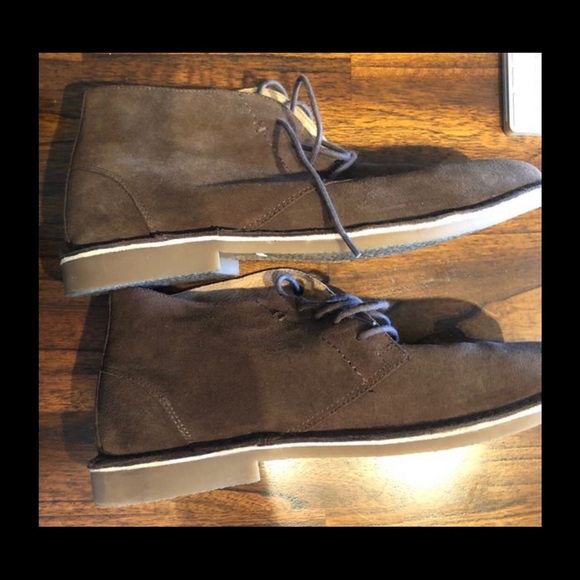 2 pairs of suede brown boots size 10.5 mens - Picture 4 of 5